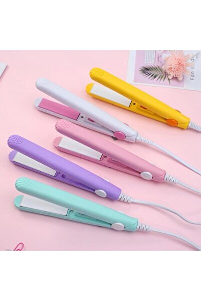 TATLI GÜNLER Mini Saç Düzleştirici – Seyahat Boy Kompakt Tasarım, Karışık Renk