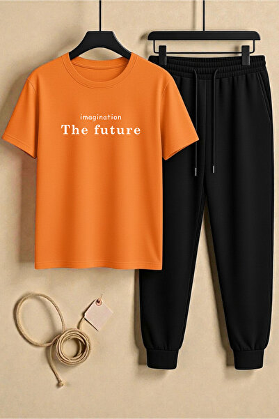 uyguntarz Tricou unisex The Future Design cu imprimeu - Set de trening din 2 ...