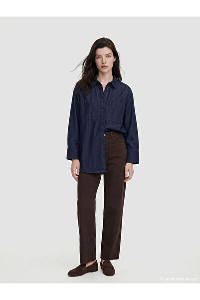 LC Waikiki Lcw Comfort Brown Flare Women's Jean Pants with Nevavm Difference ...