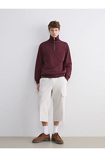 LC Waikiki Rmz Gi̇yi̇m Farkiyla Standardfit Men's Cargo Shorts