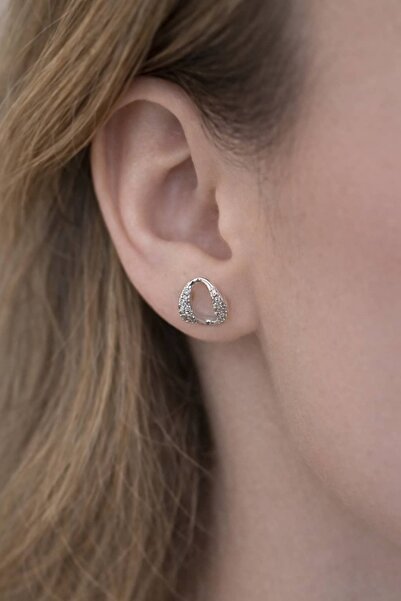 BY YASİN TOPÇU 🤍 ✨   Zircon Stone Drop Shape Mini Earrings