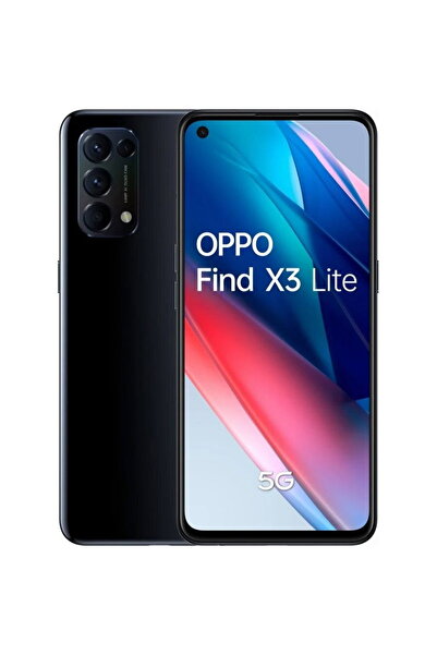 OPPO Telefon mobil Find X3 Lite, Dual SIM, 128GB, 8GB RAM, 5G, Negru