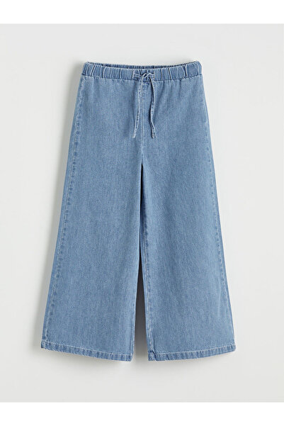 LC Waikiki Colecția Shining Store: Pantaloni din denim pentru fete, cu talie ...