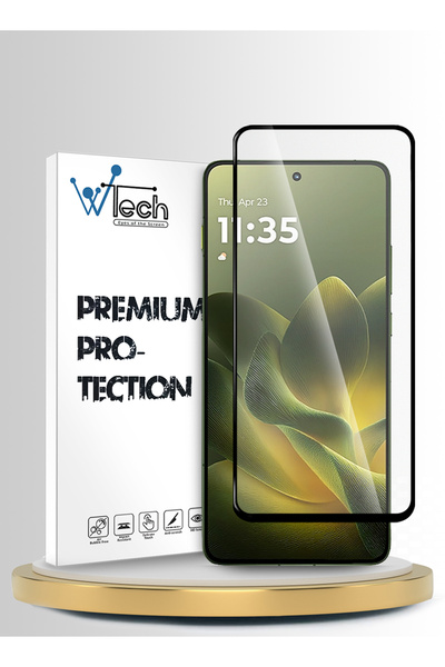 Wtech موتورولا إيدج 70 5G 2025 سلسلة E2E المميزة، غطاء كامل من الزجاج المقوى،...