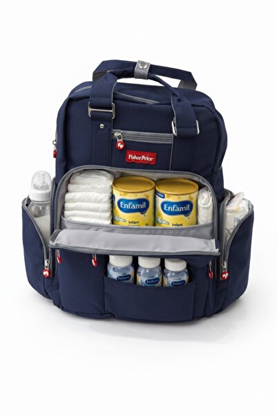 dehkah A multi-functional layered baby diaper backpack with thermal pockets, ...