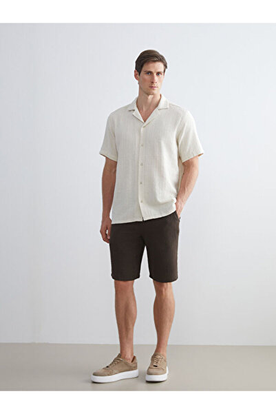 LC Waikiki Unique Products from Freezen Store I Standardfit Muslin Men's Shorts