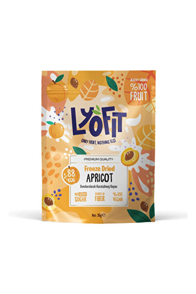 Lyofit Food مشمش مجفف بالتجميد 25 جرام 1 قطعة