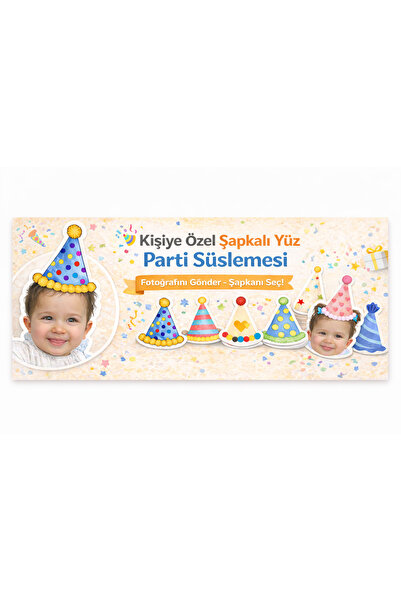 Parti Şapkalı Yüz Kürdan Süsü
