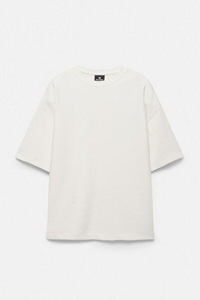 Pull & Bear Kısa kollu interlok sweatshirt