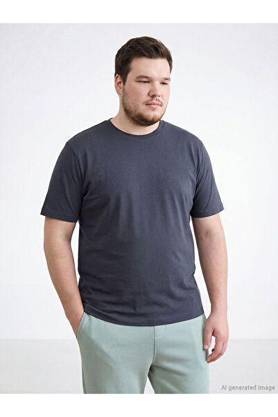 LC Waikiki Zero Roba Collar Combed Cotton Men's T-Shirt from Uzg Store for St...