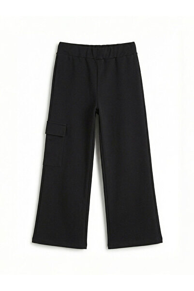 LC Waikiki Vizyon New Season Cargo Pocket Wide Leg Girls' Sweatpants