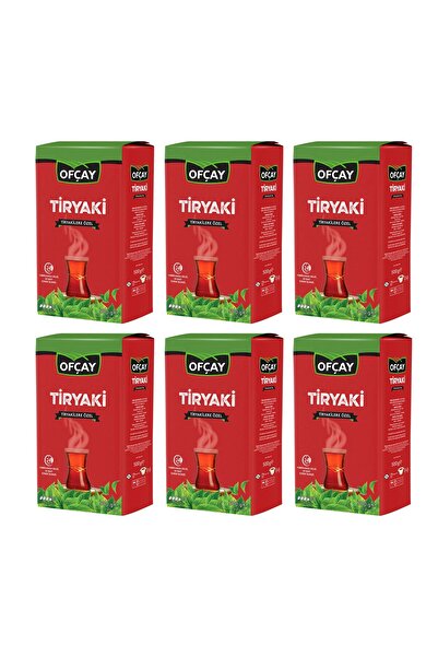 Ofçay شاي تيرياكي 500 جرام × 6 قطع