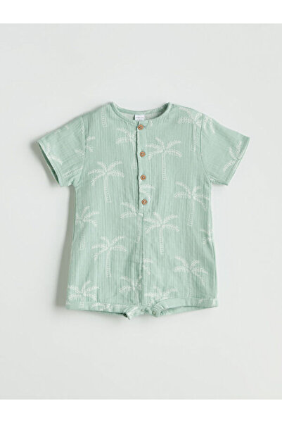 LC Waikiki Selections I Zero Roba Collar Baby Boy Muslin Jumpsuit from Freeze...