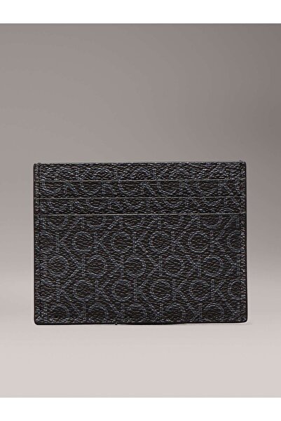 Calvin Klein CLASSIC MONO CARDHOL, 0GJ Siyah Erkek Çanta & Cüzdan