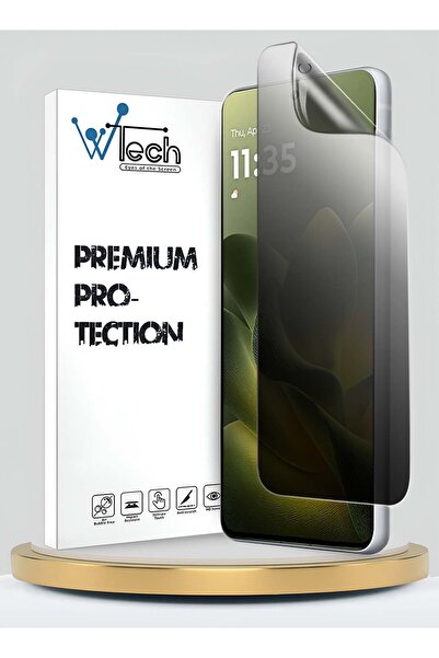 Wtech فيلم حماية من التجسس من نوع هيدروجيل فاخر، رقيق ومرن، شفاف، لهاتف موتور...
