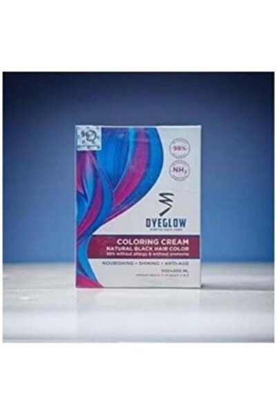 Fiya Dyeglow Hair Color, Ammonia-free, Non-Allergic, Natural Black, Hair Colo...