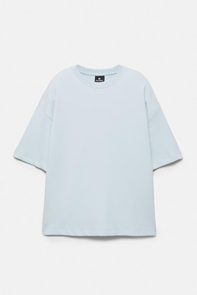 Pull & Bear Kısa kollu interlok sweatshirt