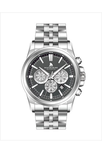 Navimarine Silver Steel Cord Men's Wristwatch L-Navi030-Col 2
