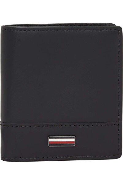 Tommy Hilfiger TH CORP TRIFOLD, BDS Siyah Erkek Cüzdan