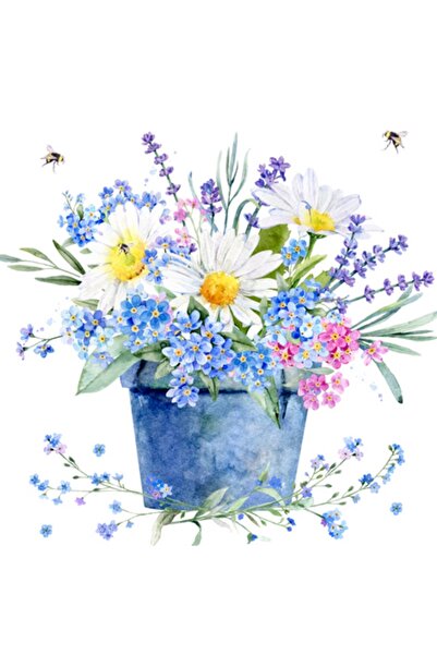 Ti Flair FLEUR DE CHAMP DESENLİ KAĞIT PEÇETE