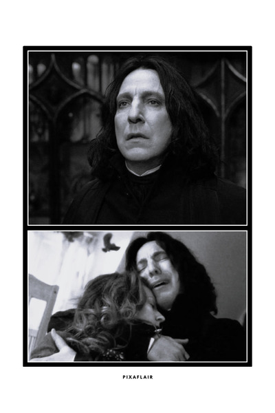 Pixaflair - Harry Potter - Severus Snape & Lily Potter - Pain - Tablo - Çerçe...