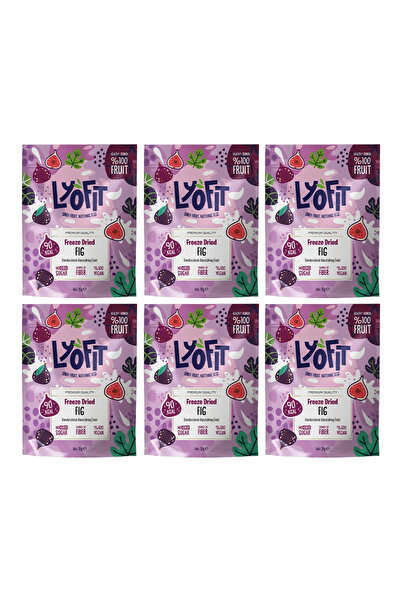 Lyofit Food التين المجفف بالتجميد 25 جرام 6 قطع