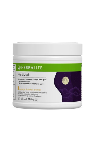Herbalife Night Mode Saffron Extract Sleep Support Powder 180g Chamomile & Peach Flavored