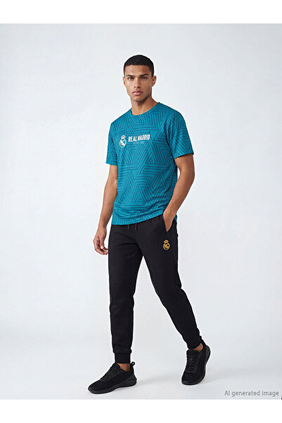 LC Waikiki Peak New Season Slim Fit Real Madrid Printed Men's Jogger Sweatpants