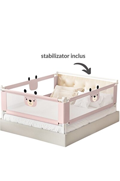 Kidizi Σετ 3 συρόμενων προστατευτικών κρεβατιού XXL + ΣΤΑΘΕΡΟΠΟΙΗΤΗΣ για κρεβ...