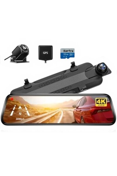 OEM Camera Auto Oglinda retrovizoare 10″ Full HD 4K, Dual Lens, G-Sensor, Wi-...