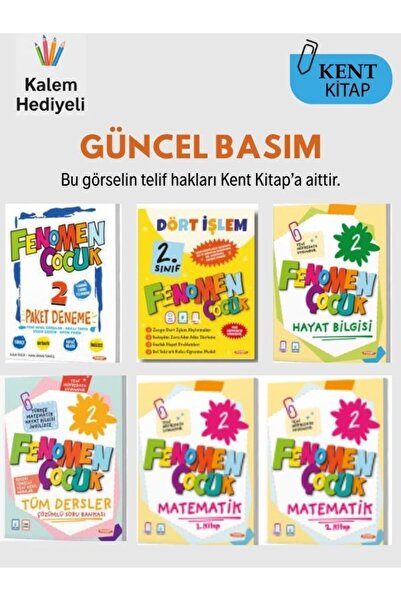 Fenomen Yayıncılık Fenomen Çocuk 2.Sınıf Tüm Dersler Soru Bankaları - Ödev Ki...