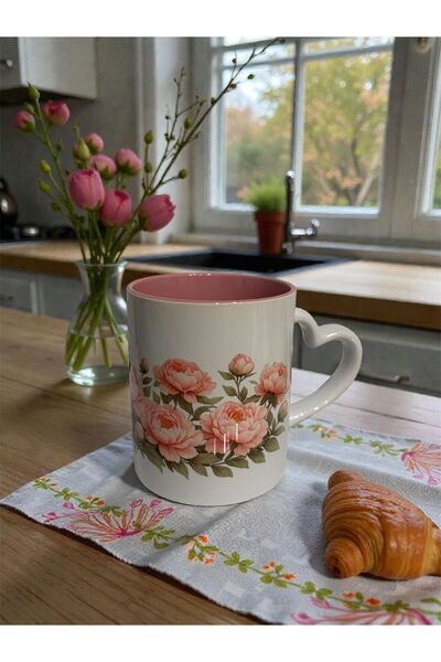 CumparaSMART Personalized mug with peonies