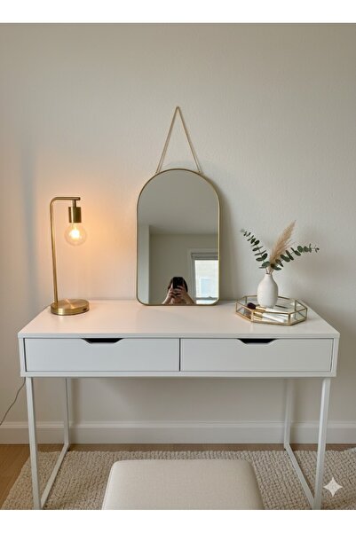 BURAK SHOP DEKORATİF AYNA 23x40 Cm Çerçeveli Askı Aparatlı Ayna