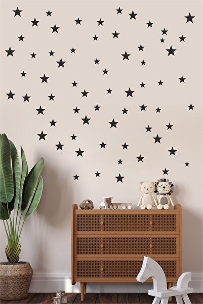 Piksel Grafik Baby and Children's Room Star Set 3,4,5 cm 100 Pieces