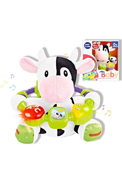 Reig Musicales Interactive baby toy with activities and lights 20 cm - Cow