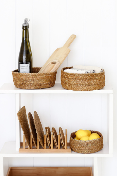 DECHAUS 3 lü Set Yuvarlak Çok Amaçlı Düzenleyici Mutfak/Banyo