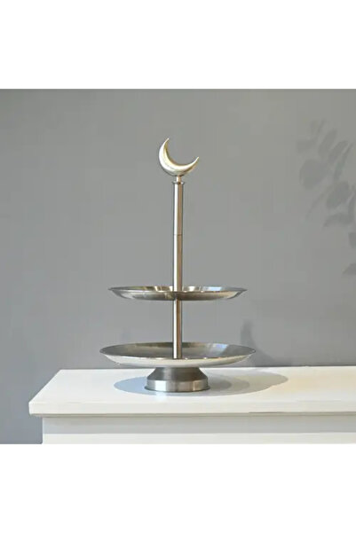 Generic Multi-layer Serving Plate in Elegant Crescent Design