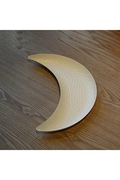 Generic Ramadan Serving Plate with Crescent Design