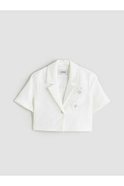 LC Waikiki Freezen Store'dan Eşsiz Ürünler I Çiçekli Kız Çocuk Crop Ceket