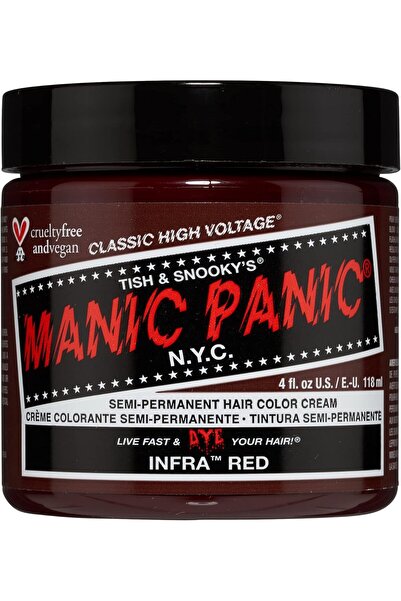 Manic Panic كريم صبغة شعر شبه دائم، لون الحمم البركانية الكهربائية، 4 أونصات