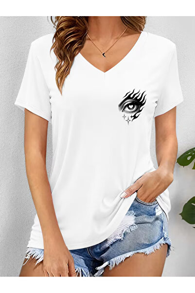 YUNAYT ΓΥΝΑΙΚΕΙΟ ΜΠΛΟΥΖΑΚΙ ΜΕ ΛΑΜΨΗ ΣΕ ΣΧΗΜΑ V ΚΑΙ ΣΤΑΜΠΑ