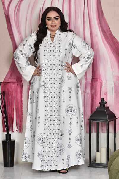 Lyaly aljlabyh Open Ramadan evening dress - Medical cotton treated against sh...