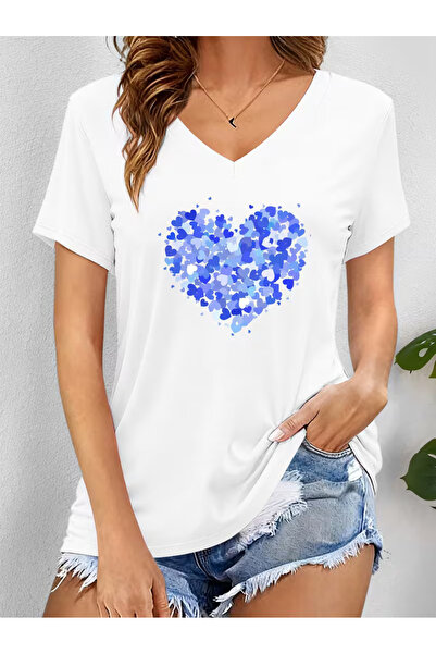 YUNAYT ΓΥΝΑΙΚΕΙΟ ΜΠΛΟΥΖΑΚΙ ΜΕ ΛΑΜΨΗ ΣΕ ΣΧΗΜΑ V ΚΑΙ ΣΤΑΜΠΑ