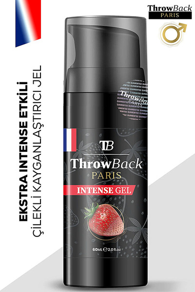 ThrowBack Parıs Çilekli Kayganlaştırıcı Jel Su bazlı 60 ML