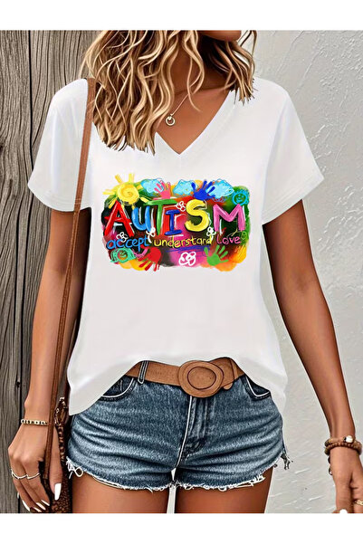 Cevval ΓΥΝΑΙΚΕΙΟ ΜΠΛΟΥΖΑΚΙ ΜΕ ΛΑΜΨΗ ΣΕ ΣΧΗΜΑ V ΚΑΙ ΣΤΑΜΠΑ