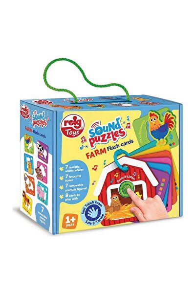 Reig Musicales Puzzle cards with sounds - Farm animals