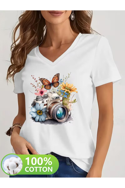 YUNAYT ΓΥΝΑΙΚΕΙΟ ΜΠΛΟΥΖΑΚΙ ΜΕ ΛΑΜΨΗ ΣΕ ΣΧΗΜΑ V ΚΑΙ ΣΤΑΜΠΑ