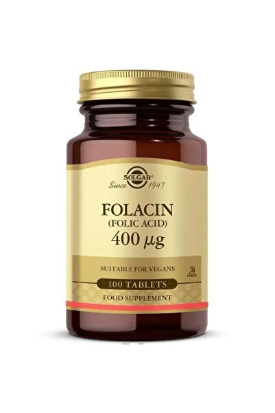 Solgar Folacin Folic Acid 100 Tablets