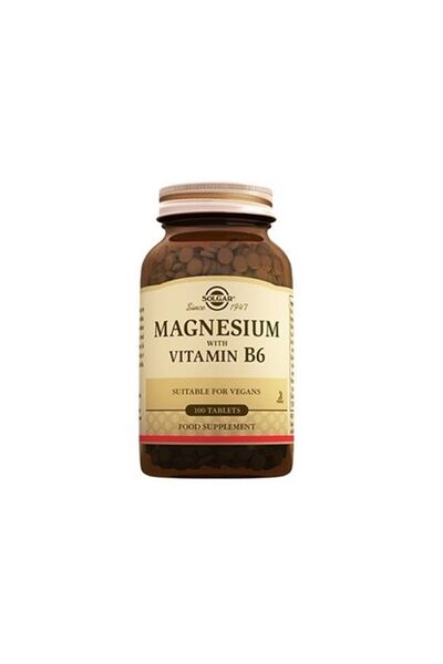 Solgar Magnesium Vitamin B6 100 Tablets