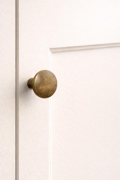 Arion 5 Pieces Luxury Metal Antique Yellow Button Drawer, Cabinet, Kitchen, Cloakroom Handle